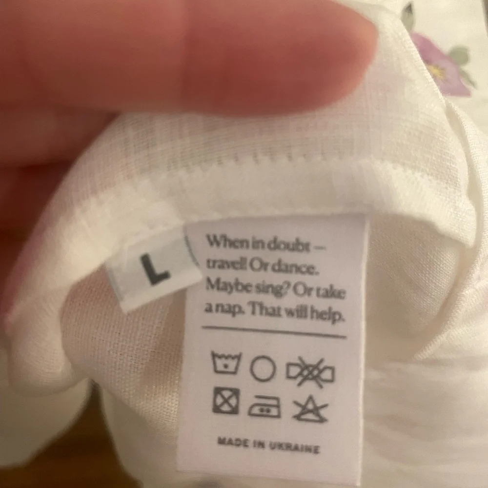 Sleeper Atlanta Pansies Smocked Bodice Midi Dress - Picture 10 of 14